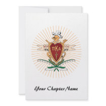 PKA Crest Color Personalized Invite