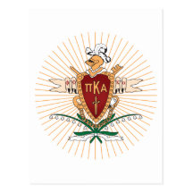 PKA Crest Color Post Card