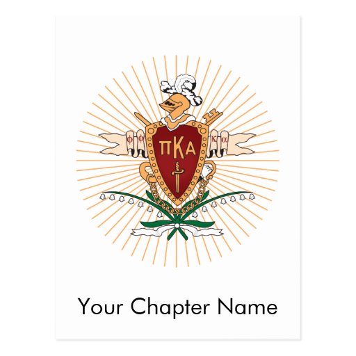 PKA Crest Color Post Card