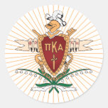 PKA Crest Color Round Sticker
