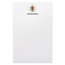 PKA Crest Color Customized Stationery