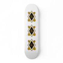 PKA Gold Diamond Skate Board Deck