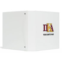 PKA Greek Letters Vinyl Binders