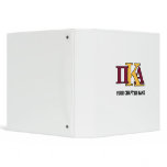 PKA Greek Letters Vinyl Binders