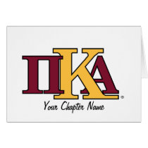 PKA Greek Letters Card