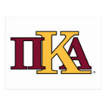 PKA Greek Letters Post Card