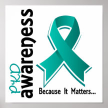 PKD Awareness 5 Polycystic Kidney Disease Poster