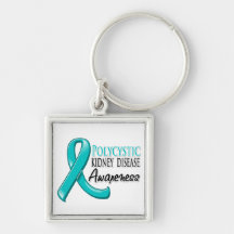 PKD Awareness Ribbon Key Chain