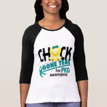 PKD Chick Gone Teal 2 T Shirts
