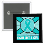 PKD Fight Like A Girl Flag buttons