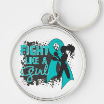 PKD Fight Like A Girl Grunge Key Chain