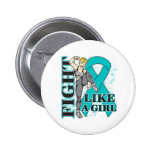 PKD Fight Like A Girl Kickin Butt buttons