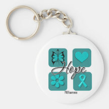 PKD Hope Love Inspire Awareness Keychains