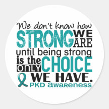 PKD How Strong We Are Stickers