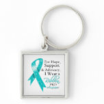 PKD Support Hope Awareness keychains