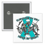 PKD Survivor By Day Ninja By Night buttons
