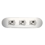 PKT Crest Black Skateboard