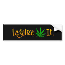 (PLA) Legalize It (Hemp-Marijuana) v1.0 bumper stickers
