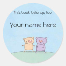 Placa de libro de los amigos pegatinas  