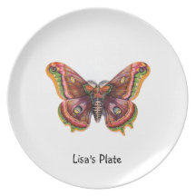 Placa de mariposa plato