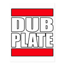 Placa Dubplate de la copia Tarjeta Postal