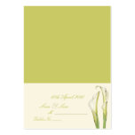 Place Card/Calla Lilies (Chubby Business Cards)