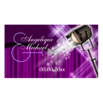 Place cards Hollywood theme wedding Business Cards