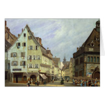 Place du Marche-aux-Fruits, Colmar, 1875 Cards