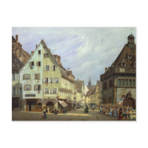 Place du Marche-aux-Fruits, Colmar, 1875 Post Cards