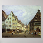 Place du Marche-aux-Fruits, Colmar, 1875 posters