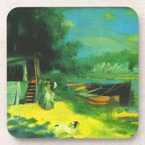 Place for Bading by Pierre Renoir Drink Coasters