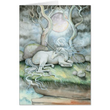 Place of Peace Unicorn Greeting Card
