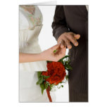 Place Ring On Finger Greeting Cards