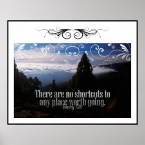 Place Worth Going Custom Poster