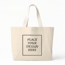 Place Your Design Here Canvas Bag