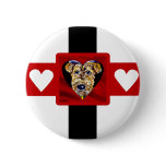 Place Your Own Text - Airedale Pinback Button