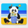 Placemat Art Kid's Panda At The Beach Mousepad