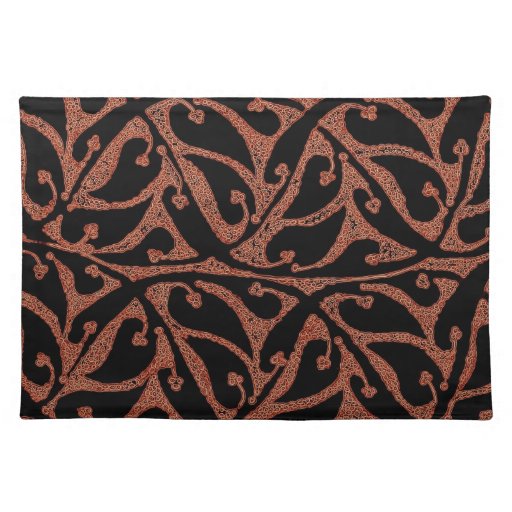 Pattern For Leaf Shaped Placemats | placemat brown heart shaped leaf pattern zazzle Pattern For Leaf Shaped Placemats | placemat brown heart shaped leaf pattern zazzle