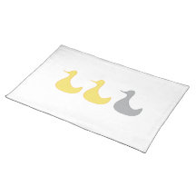 Placemat Duck Duck Gray Duck