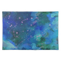 Placemat--Graffiti in Blue
