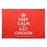 [Crown] keep calm and eat chicken  Placemats