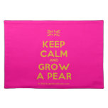 [UK Flag] keep calm and grow a pear  Placemats