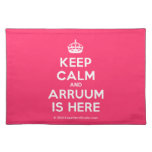 [Crown] keep calm and arruum is here  Placemats