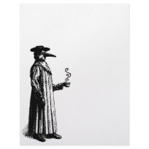 Plague Doctor with a Hot Cuppa letterhead