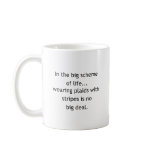 Plaid And Stripes Coffee Mugs