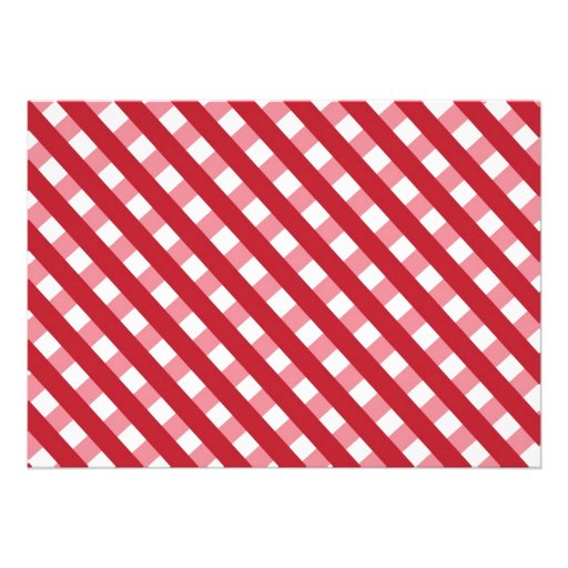 Plaid BBQ Pig Invitation