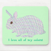 Plaid Bunny,  I love all of my colors, mousepads