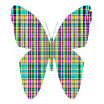 plaid butterfly photo sculptures by DonnaGrayson plaid butterfly photo sculptures