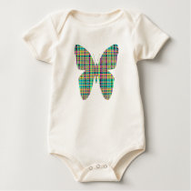 plaid butterfly t-shirts by DonnaGrayson plaid butterfly t-shirts