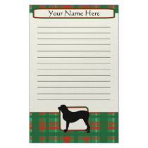 Plaid Christmas Fila Brasileiro Stationery
